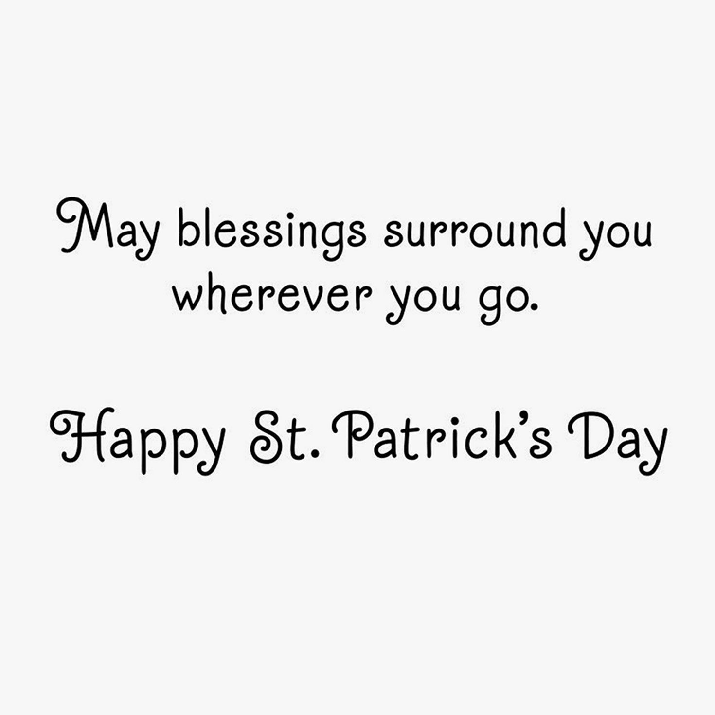 Critters and Rainbow St. Patrick's Day Cards Pack Sentiment Detail image number 3