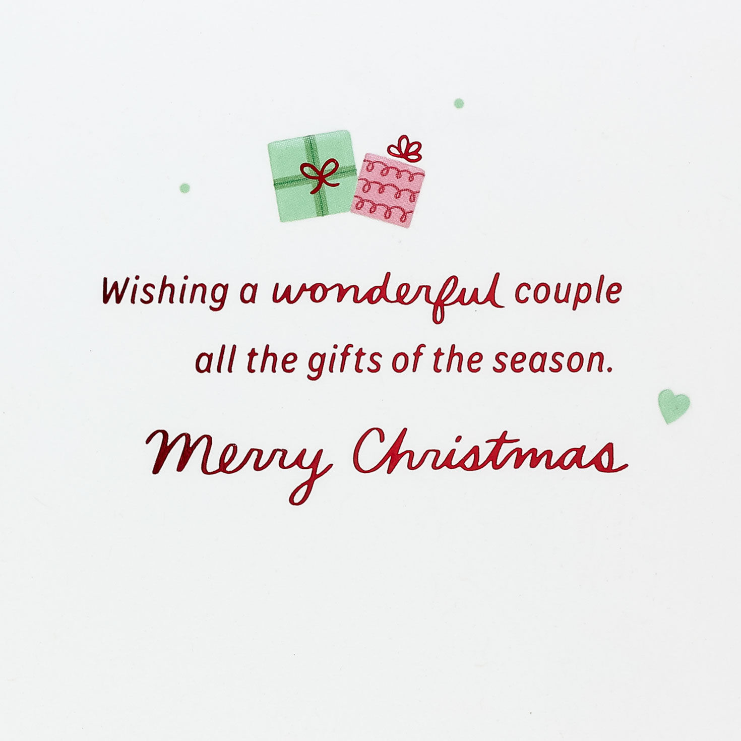 Cute Pairs Christmas Card for Sister and Brother-in-Law Sentiment image number 3