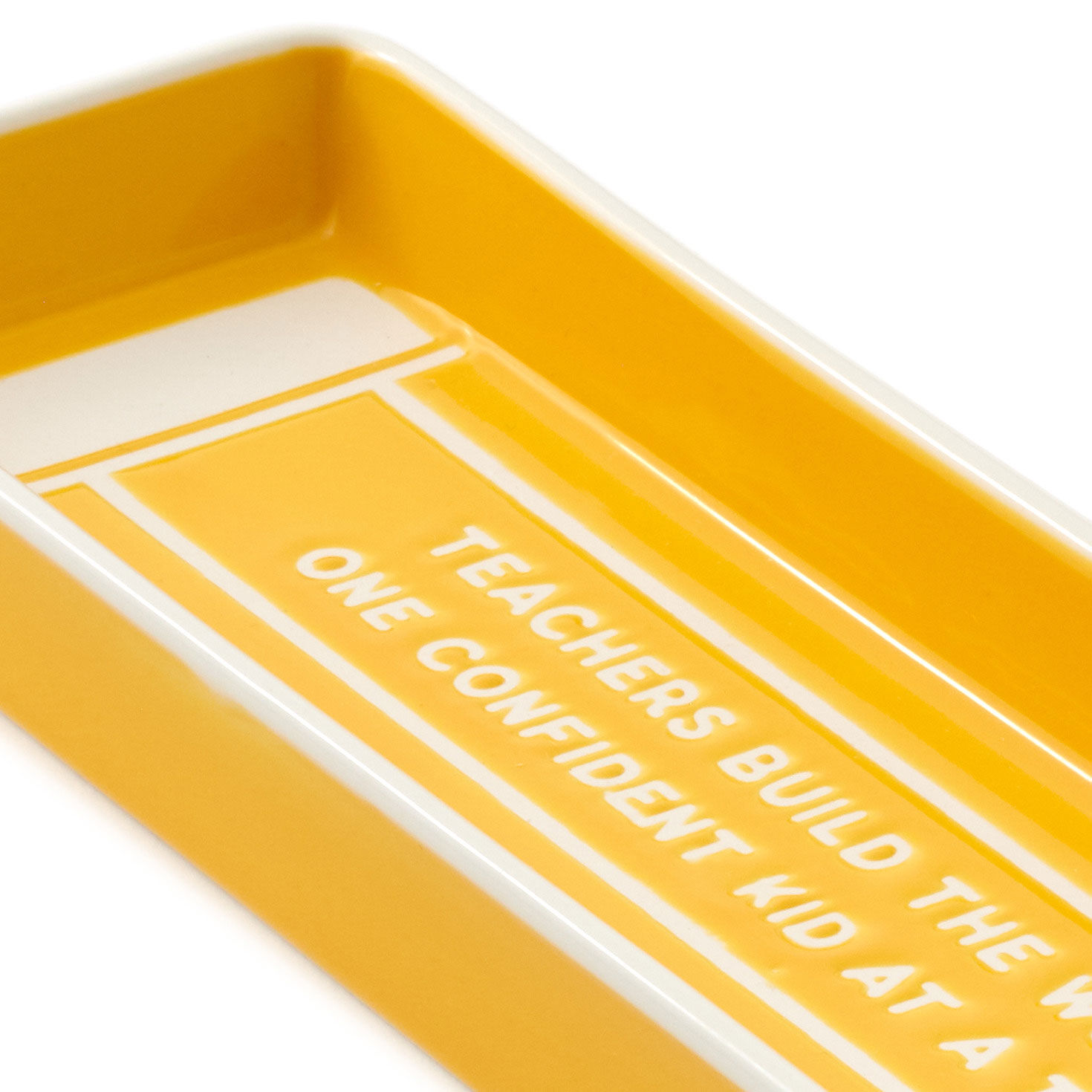 Teachers Yellow Pencil-Shaped Trinket Dish for only USD 22.99 | Hallmark