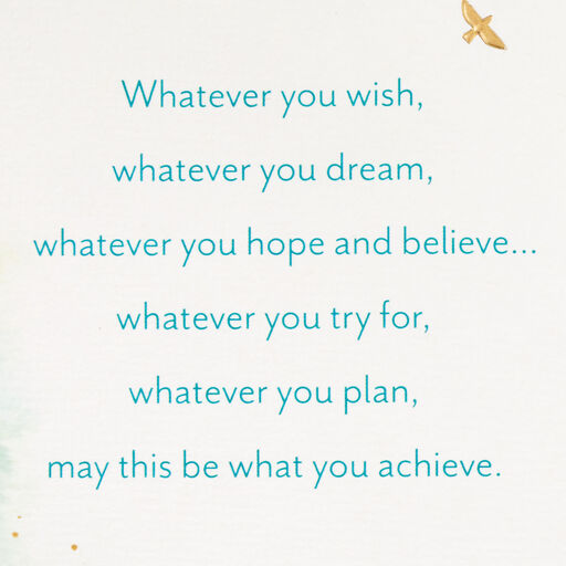 Believe in Yourself High School Graduation Card, 