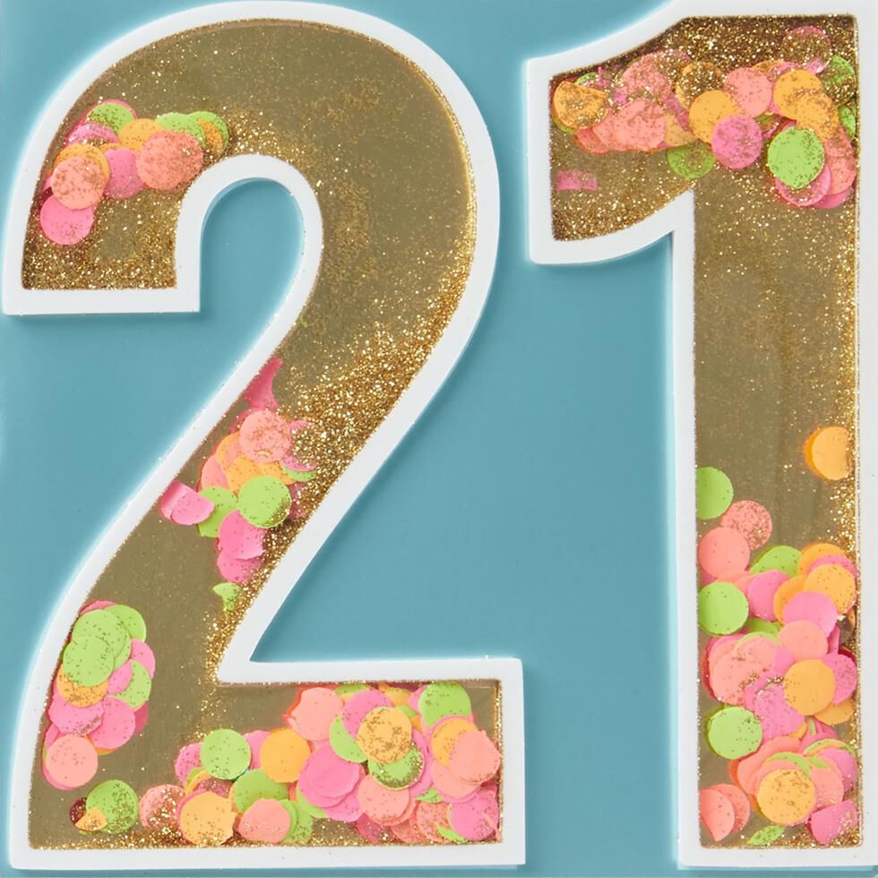 21 Amazing Years Birthday Card