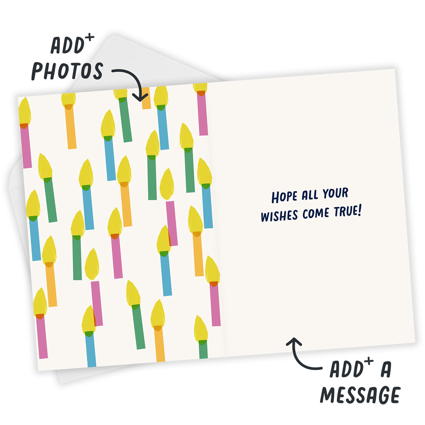 Birthday Candles Custom Card, , large image number 4