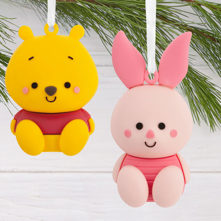 Better Together Disney Winnie the Pooh and Piglet Magnetic Hallmark Ornaments, Set of 2, , large image number 2
