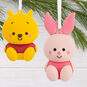 Better Together Disney Winnie the Pooh and Piglet Magnetic Hallmark Ornaments, Set of 2, , large image number 2