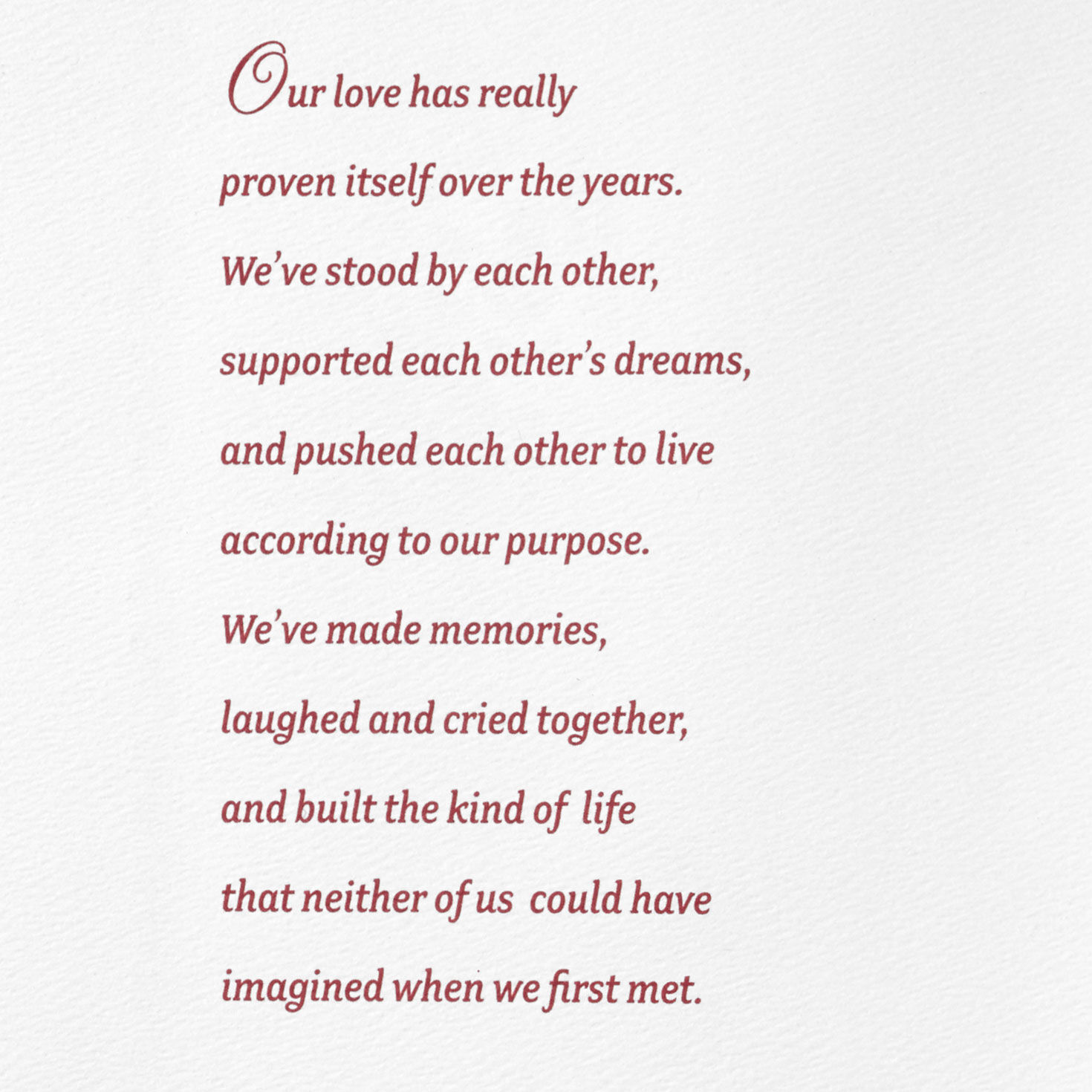 Heart With Mini Card Romantic Valentine's Day Card sentiment image number 2