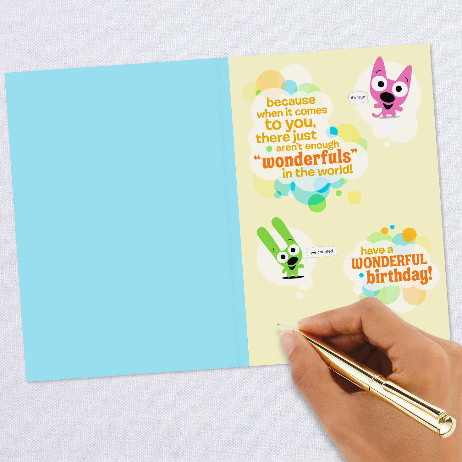 hoops&yoyo&trade; You are Wonderful Birthday Card With Sound, , large image number 6