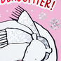 Polar Bear and Bird Granddaughter Christmas Card Card Front Detail image number 4