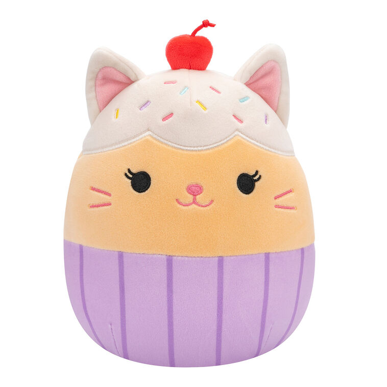 8" Squishmallows Miriam  Vanilla Cupcake Cat Little Plush