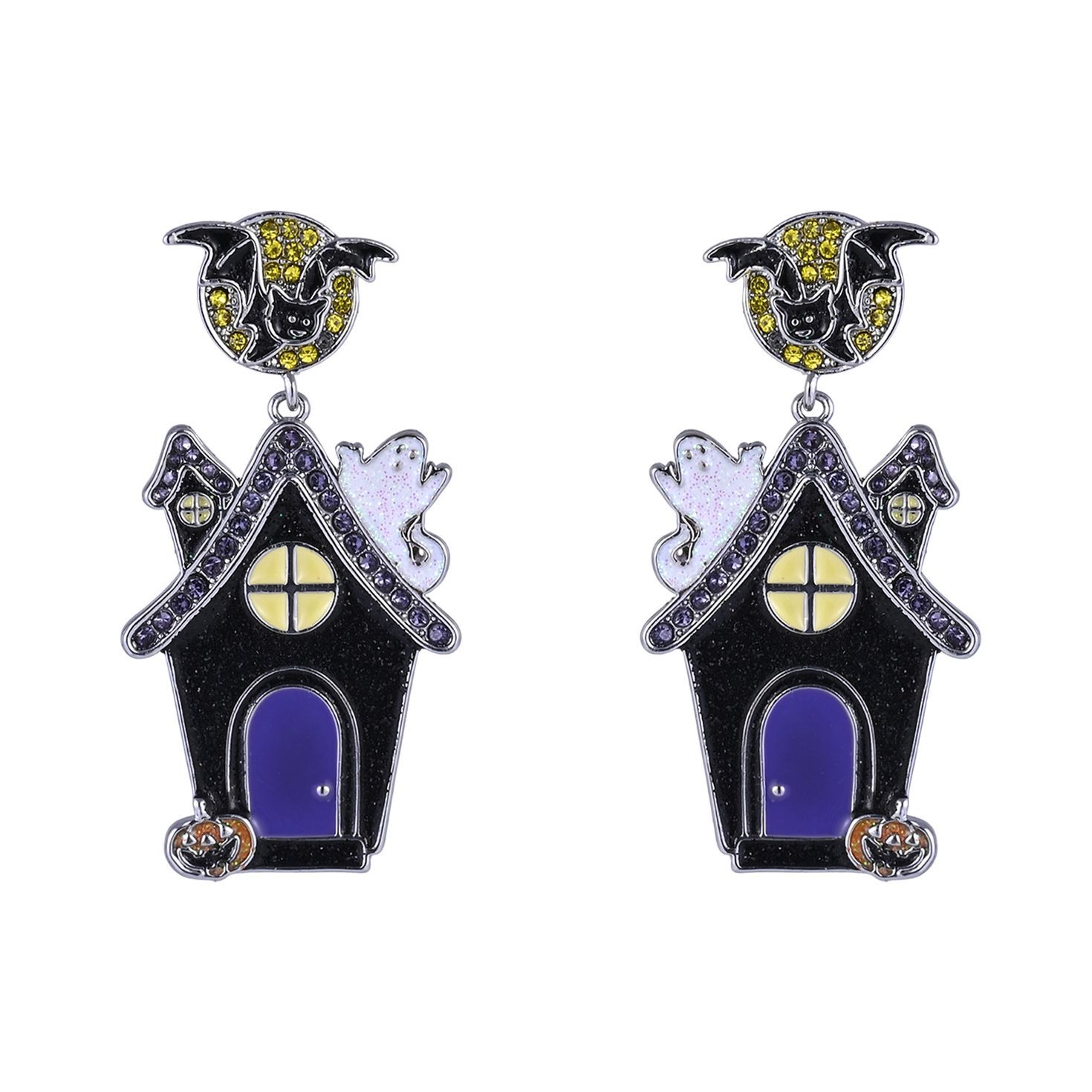 Haunted House Earrings front image number 3