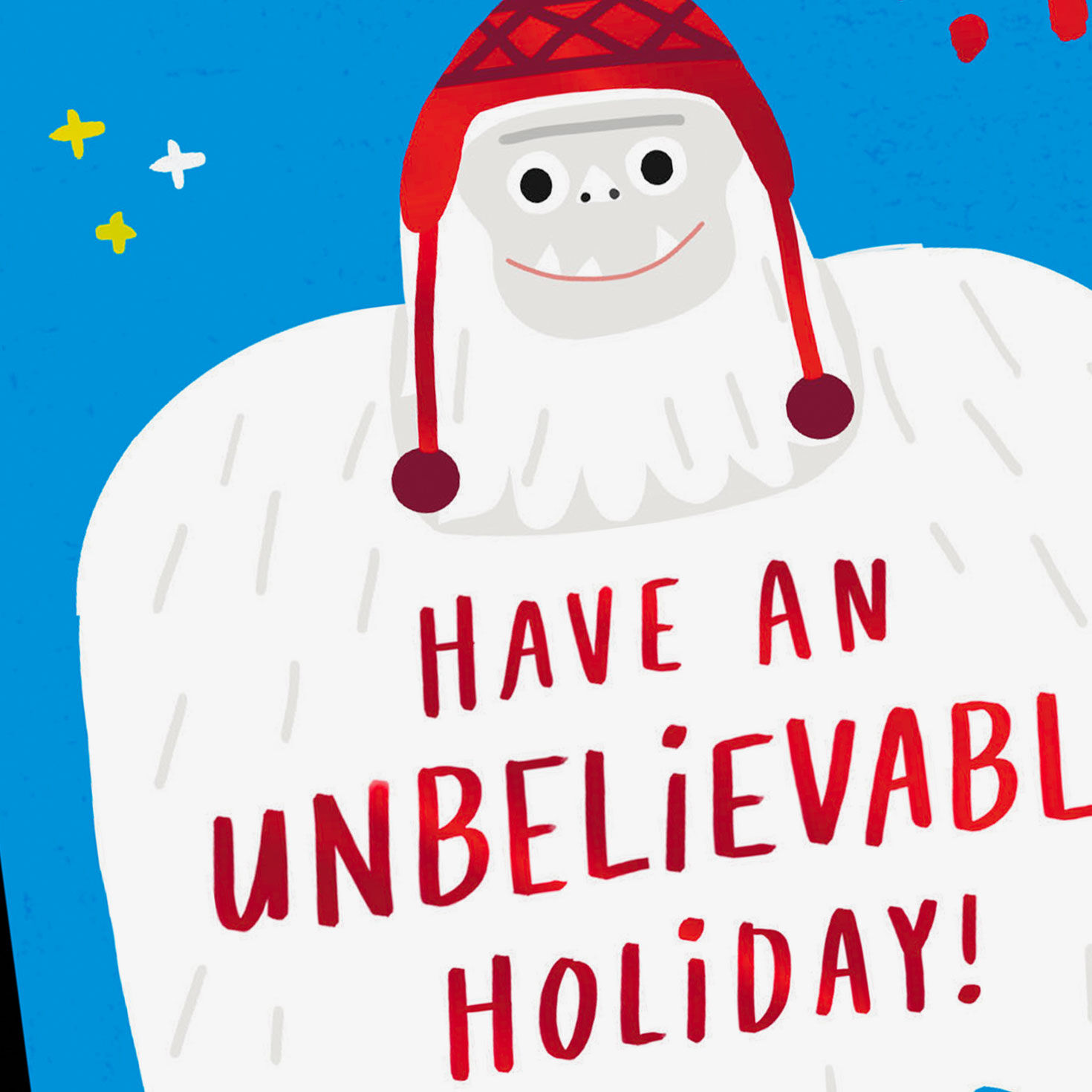Happiest Holidays Yeti Venmo Holiday Card, , large image number 4