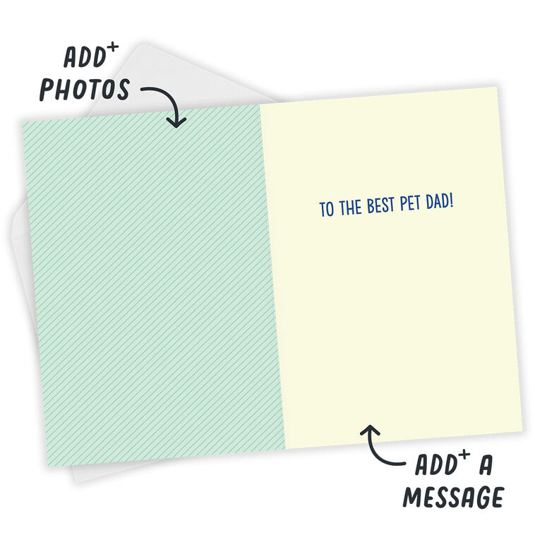 High Five Pet Pawprint Custom Card, , large image number 3