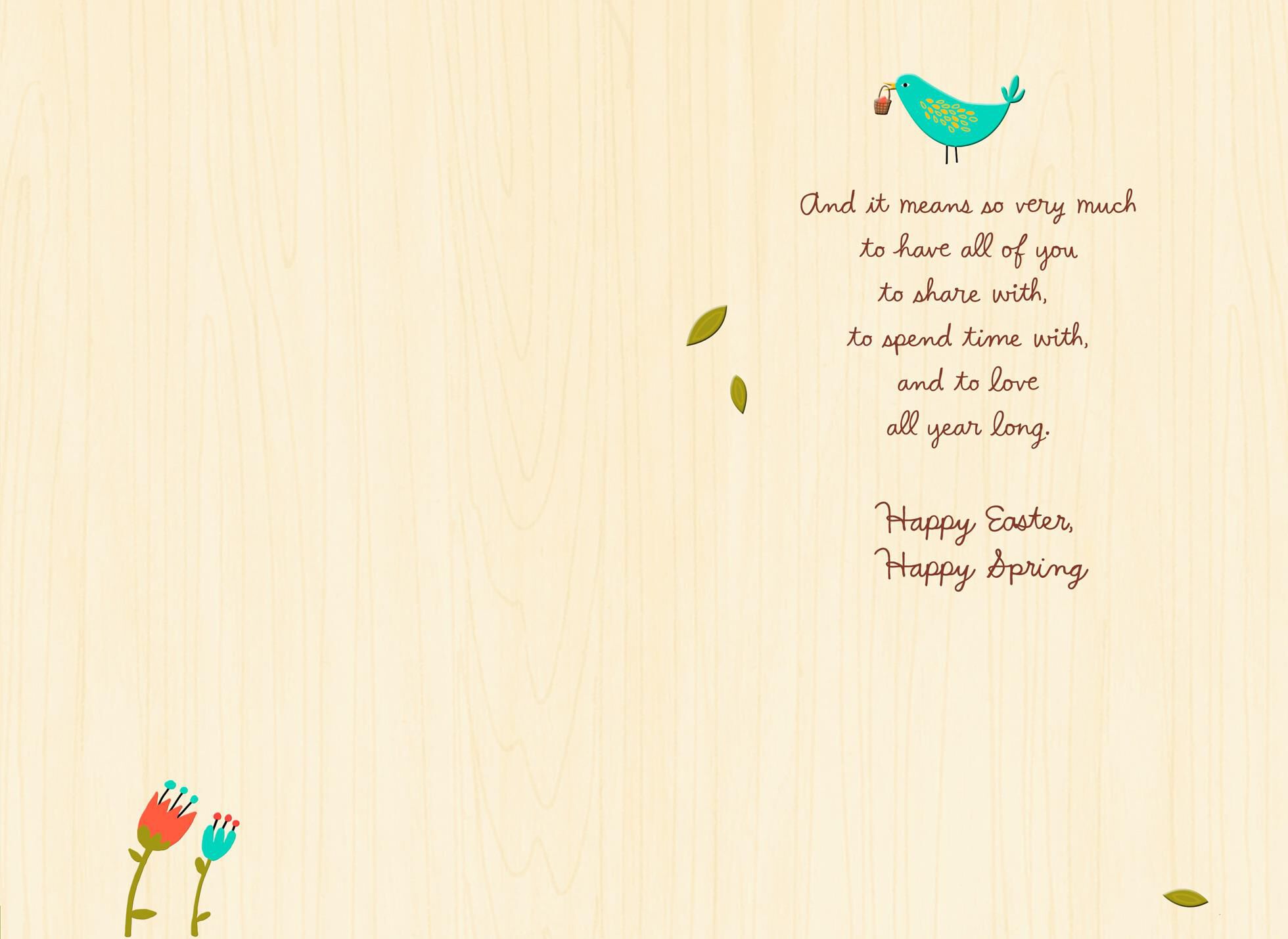 Love All Year Long Easter Card from Grandparents