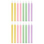 Pearlized Pastel Birthday Candles, Set of 16, , large image number 1