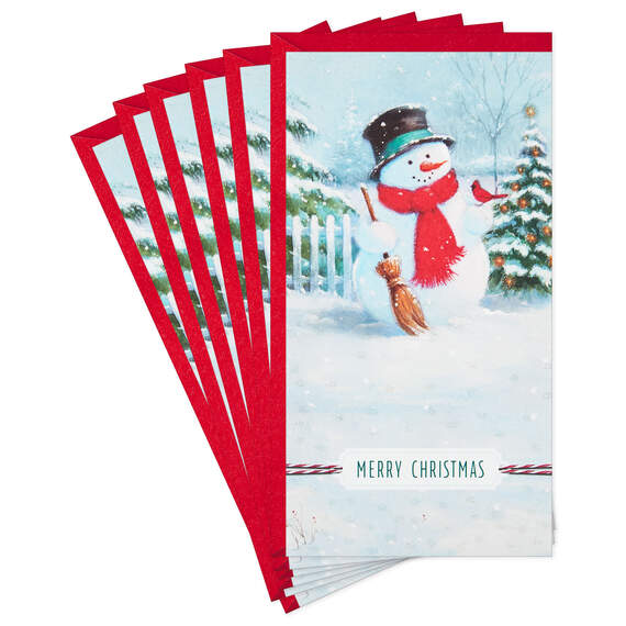 Warmth and Joy Money Holder Christmas Cards, Pack of 6