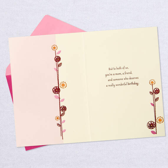 You Deserve a Wonderful Day Birthday Card for Mom From Both of Us, , large image number 3