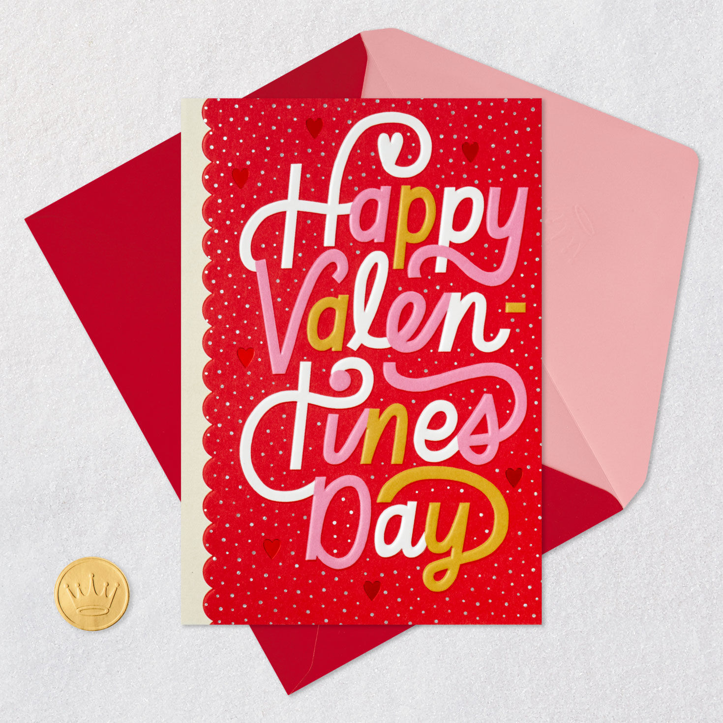Love, Laughter and Lots of Happiness Valentine's Day Card, , large image number 5