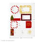 Christmas Prints Assorted Flat Wrapping Paper With Gift Tags, 12 sheets, , large image number 5