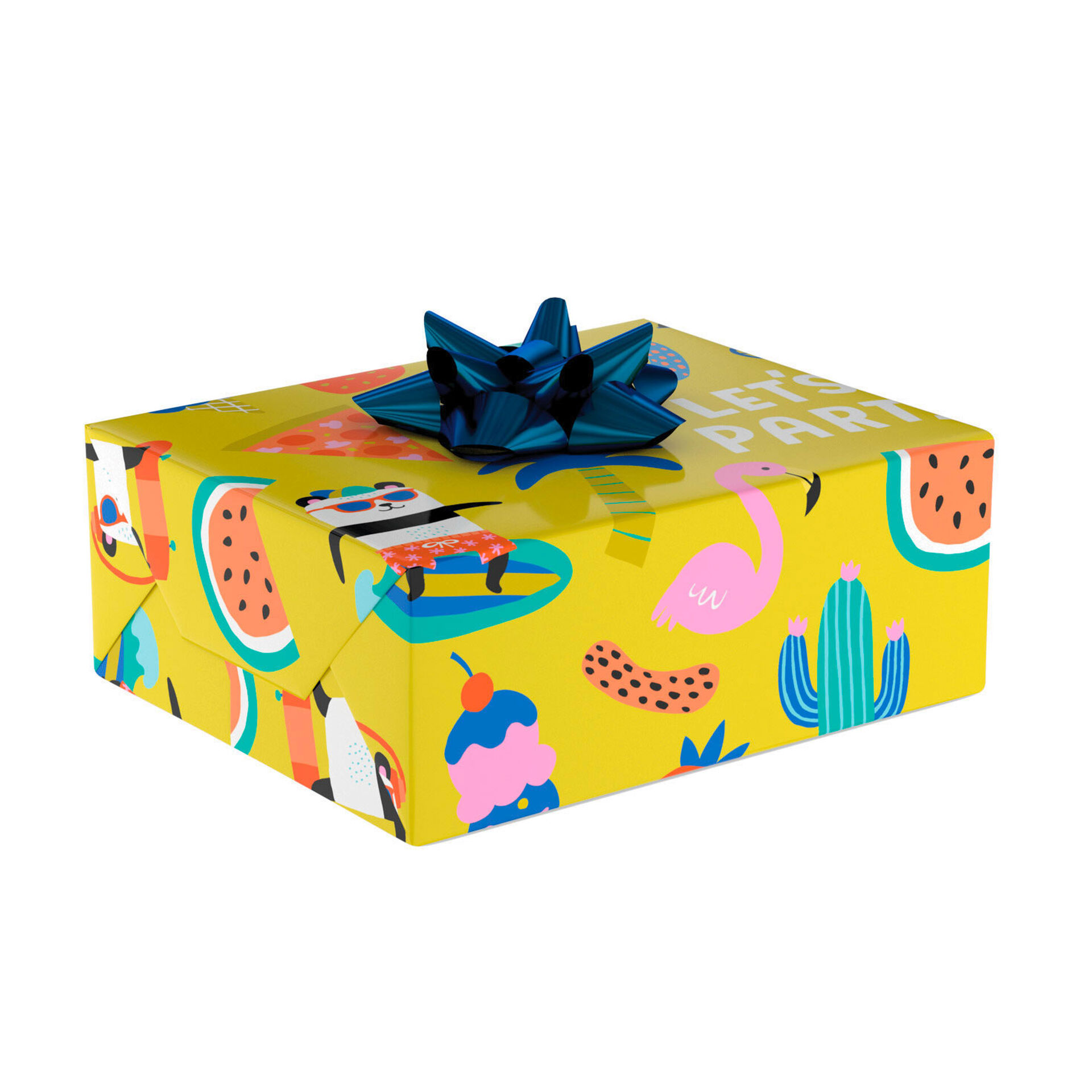 Party Panda Wrapping Paper, 22.5 sq. ft. Wrapping Paper Hallmark
