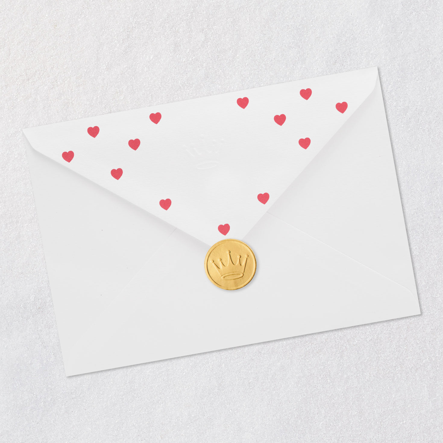 Team Us Football Valentine's Day Card Envelope Back with Seal image number 9
