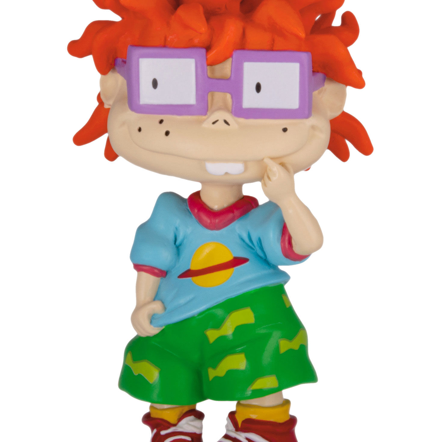 Rugrats TV Show Chuckie Christmas Ornament closeup view image number 5