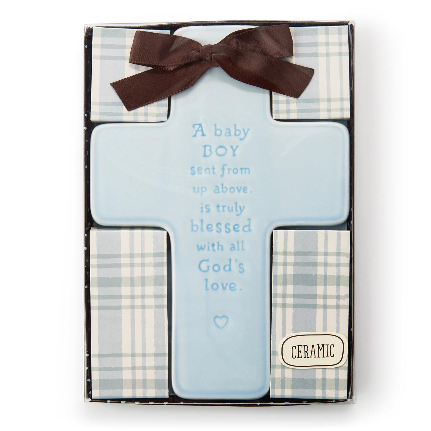 Boy Ceramic Cross, , large image number 2