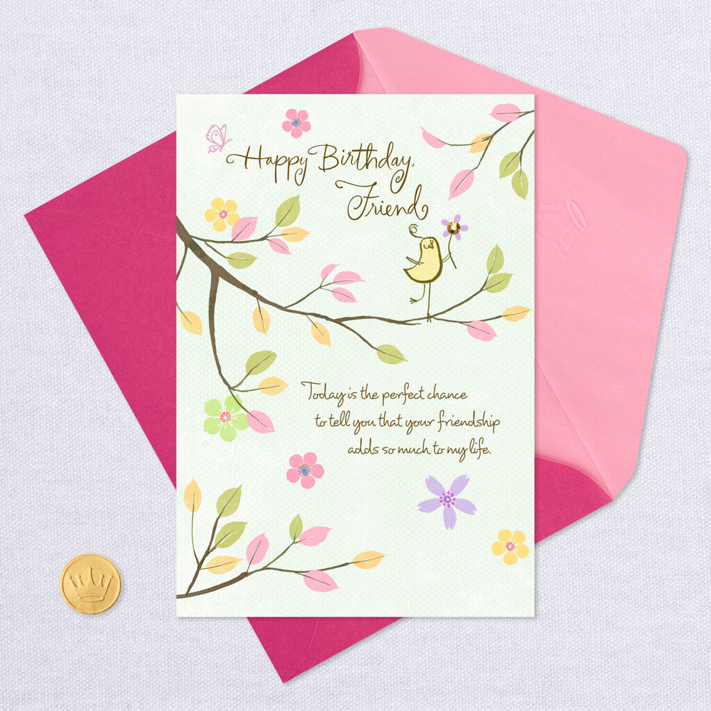 Thankful Friend Birthday Wishes Card Greeting Cards Hallmark