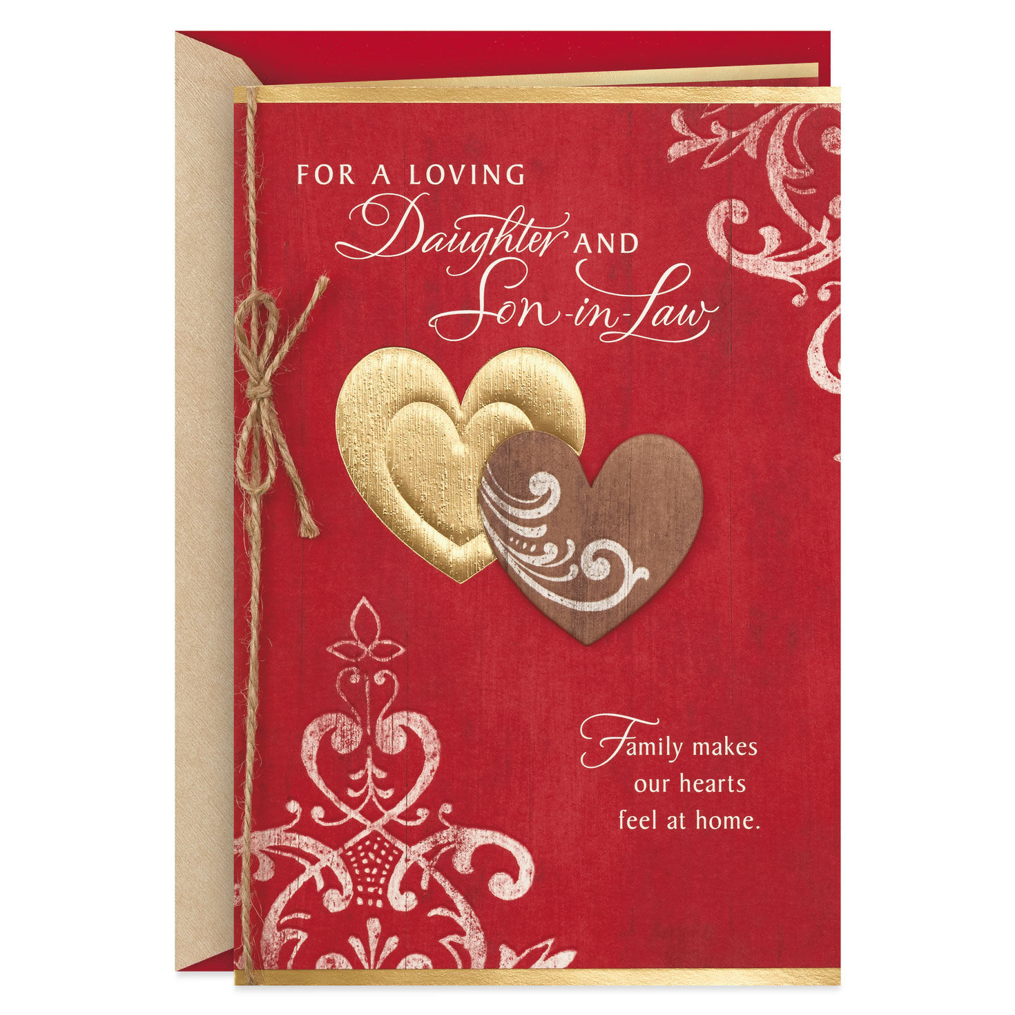 Happy Valentines Day Daughter In Law Hearts At Home Valentine's Day Card For Daughter And Son-In-Law - Greeting Cards - Hallmark