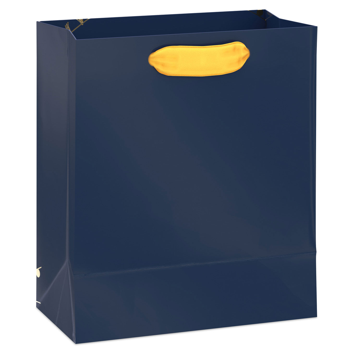 Spanish Language Small Navy Gift Bag Back image number 6