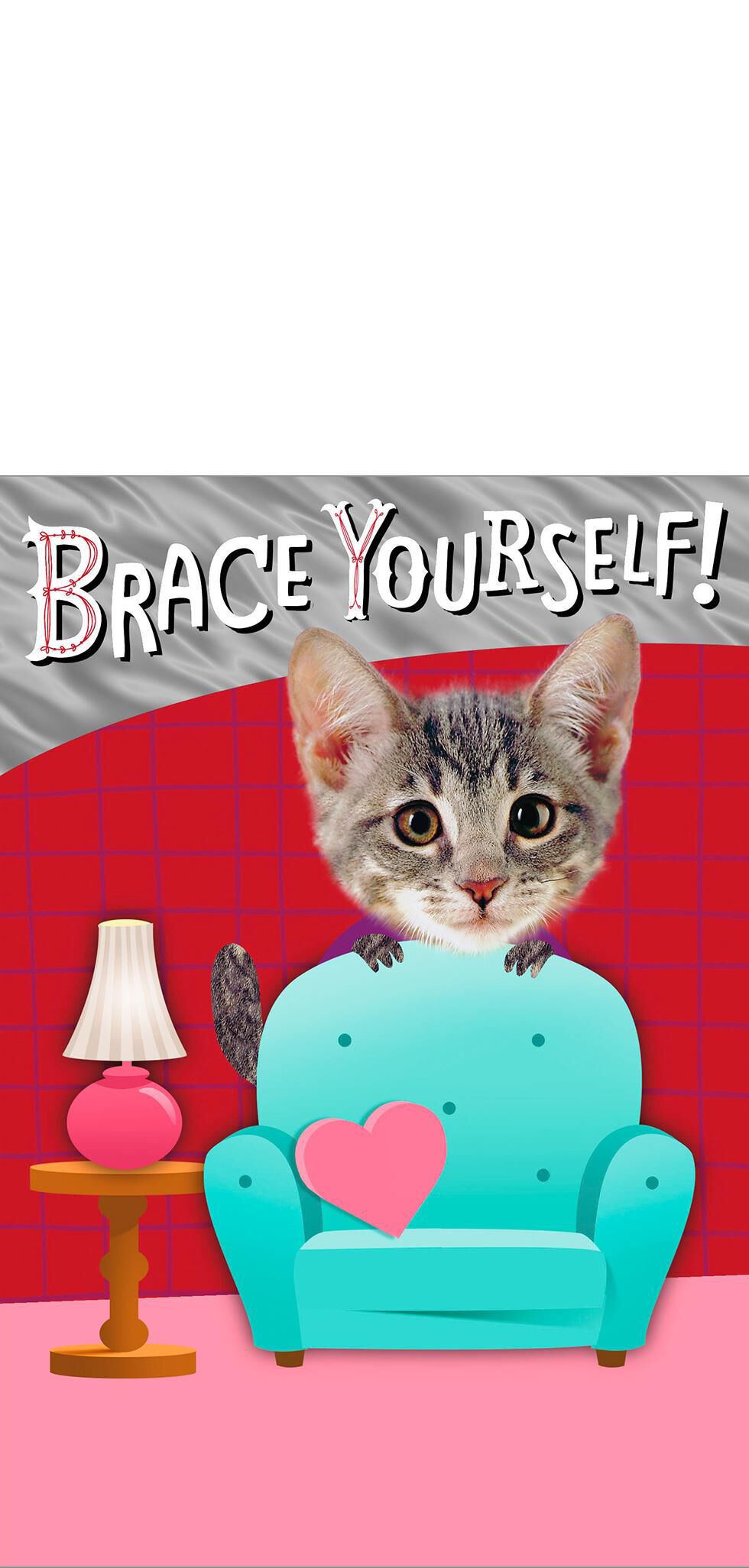Incoming Hug Funny Valentine's Day Card