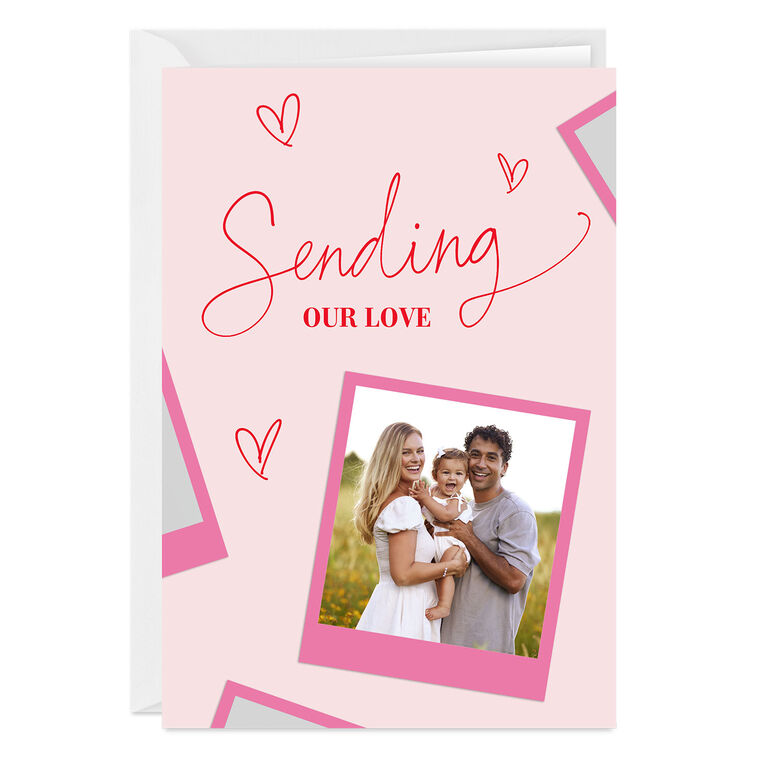 Sending Our Love Custom Card