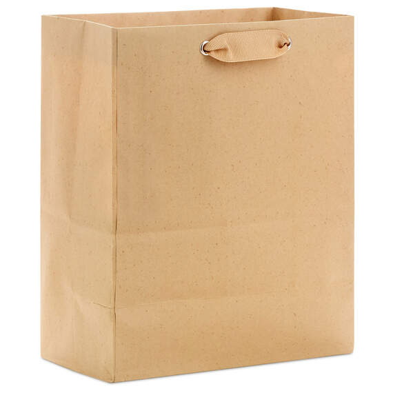 9.6" Kraft Medium Gift Bag, , large image number 6
