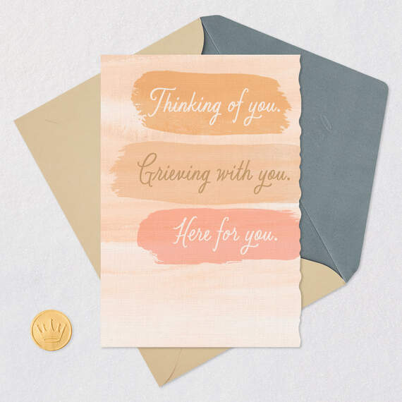 Here for You As Long As You Need Sympathy Card, , large image number 5