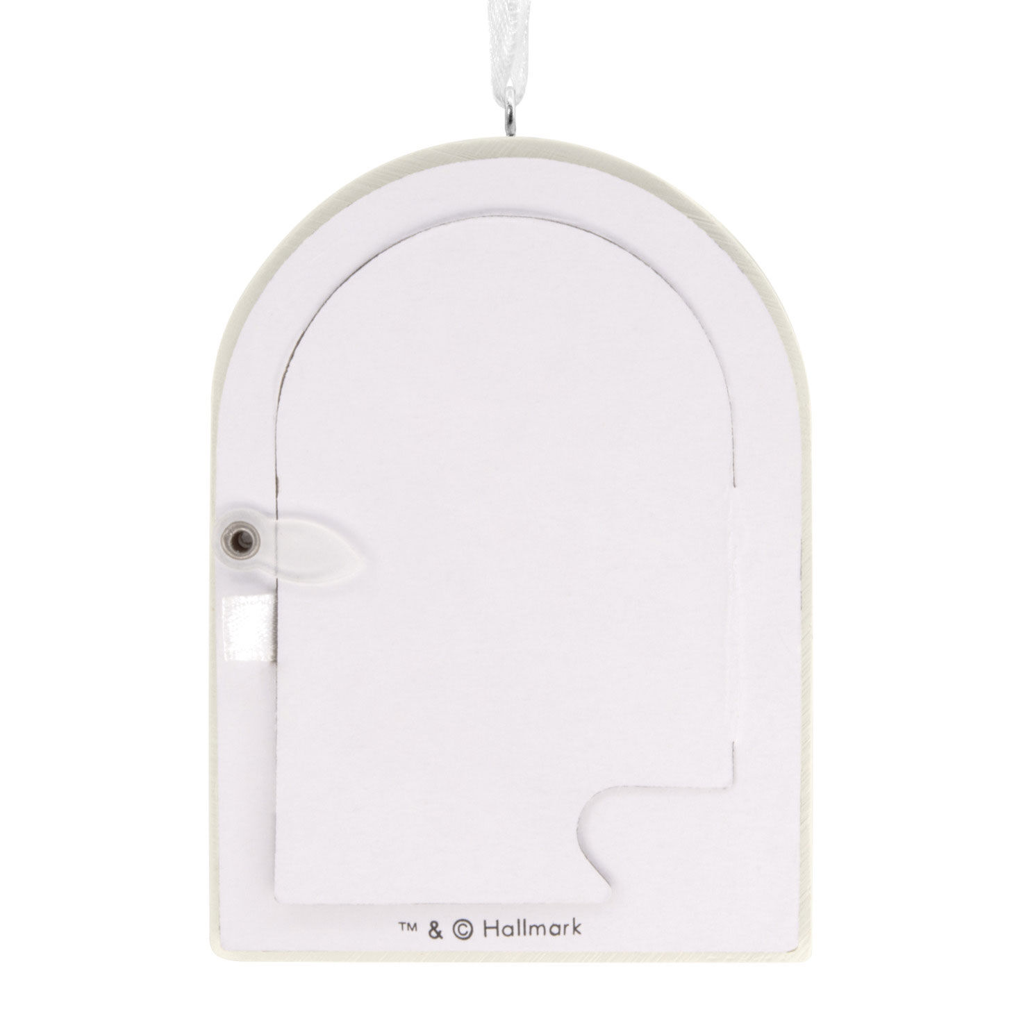 Wedding Photo Frame Christmas Ornament Back image number 6