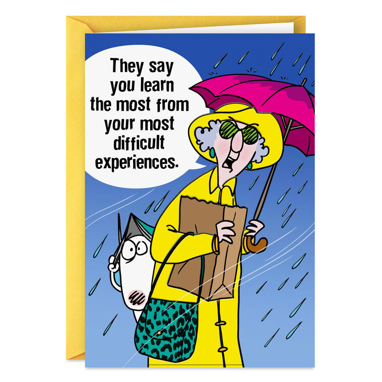 Maxine™ What a Stupid System Funny Encouragement Card