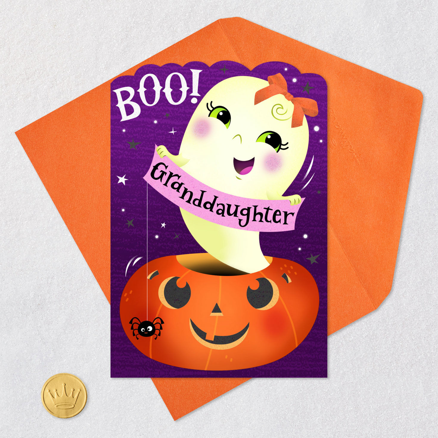 Boo for Very Loved You Halloween Card for Granddaughter for only USD 0.99 | Hallmark