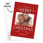Vintage Lettering Flat Christmas Photo Card, , large image number 2