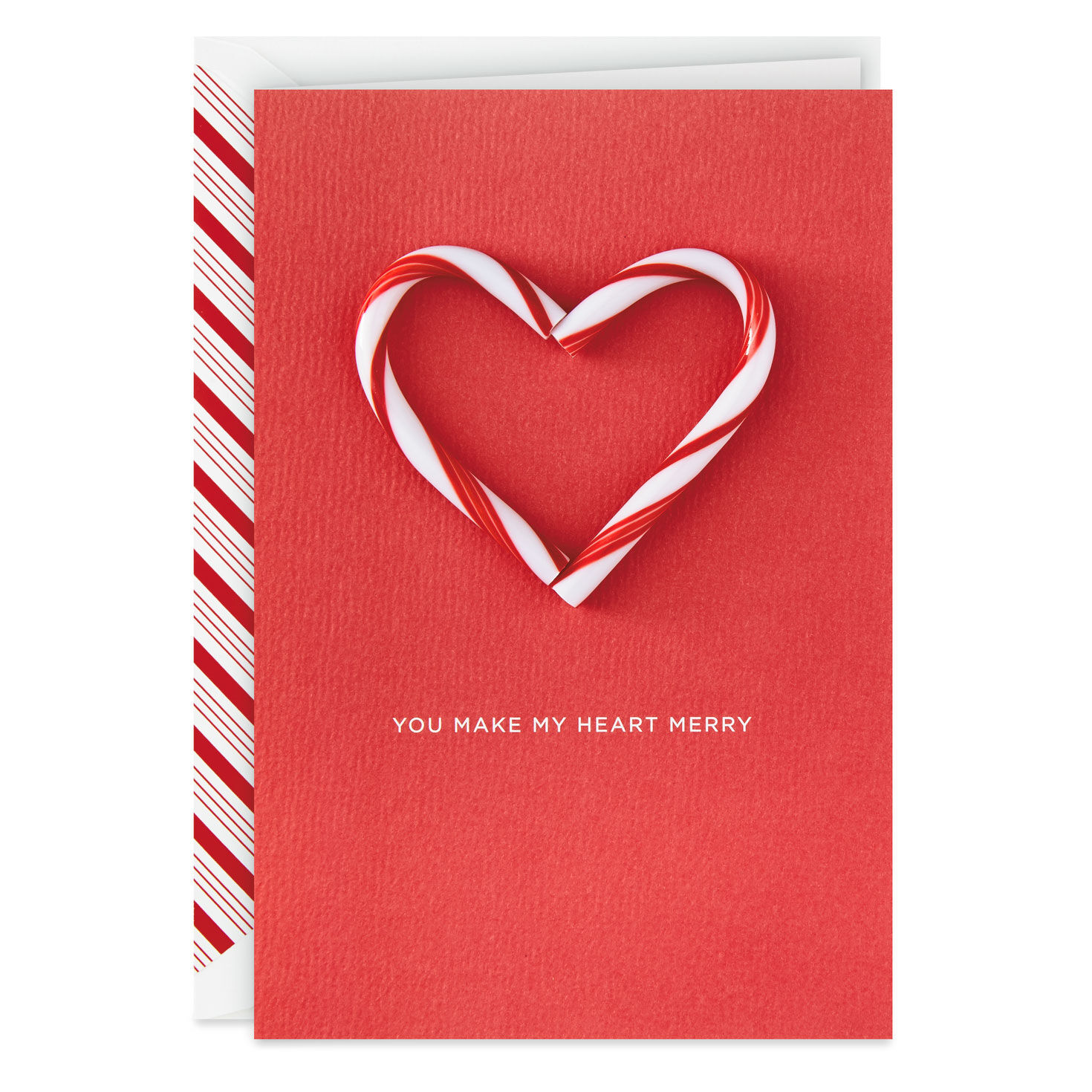 You Make My Heart Merry Romantic Christmas Card