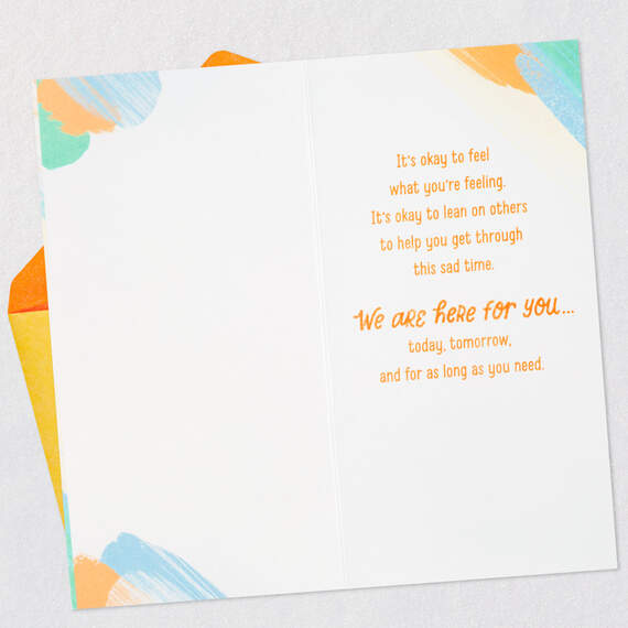 We Are Here for You Sympathy Card, , large image number 3