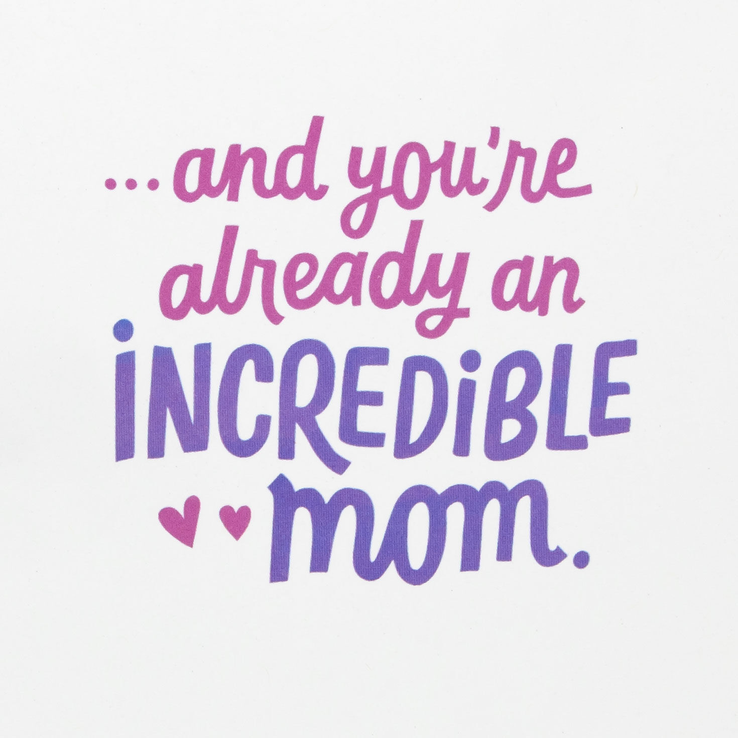 Gradient Lettering First Mother's Day Card for New Mom Sentiment image number 2