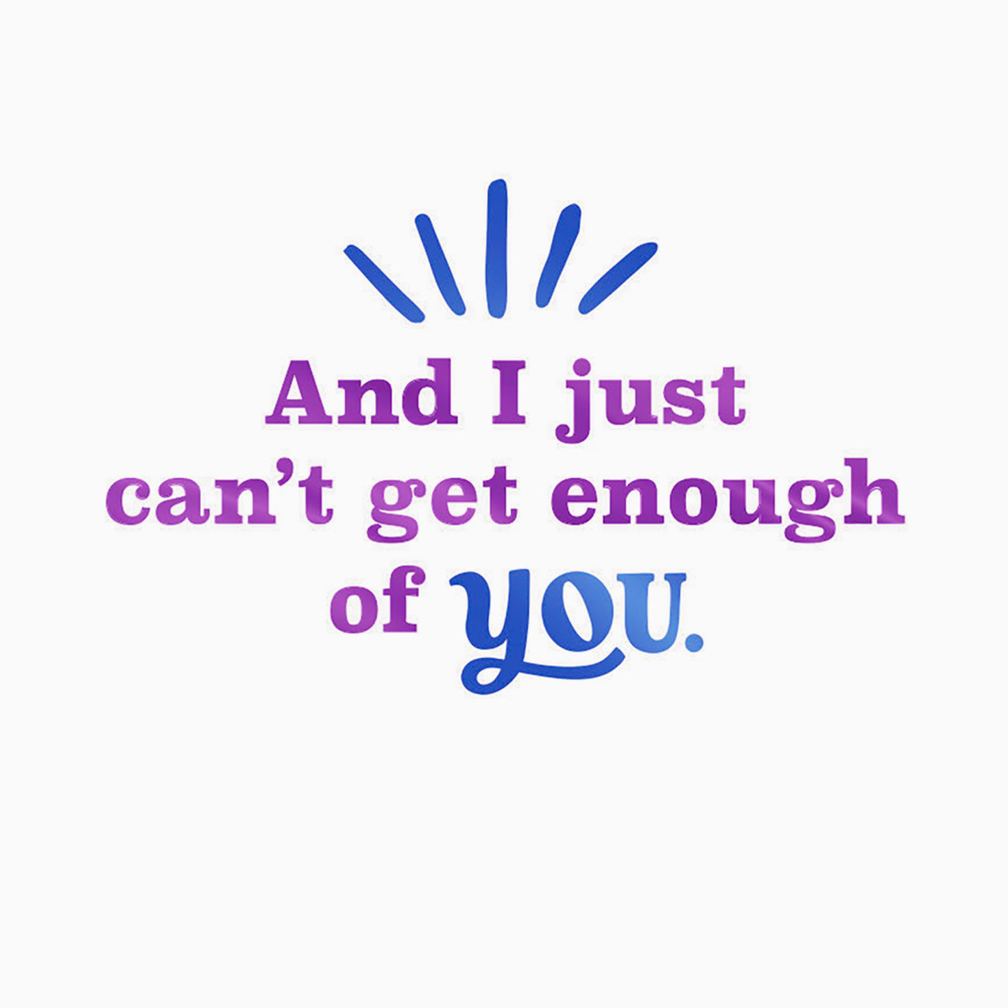 Damn, I Love You Romantic Love Card Sentiment image number 2