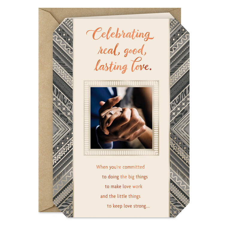 Black Love Manifested Anniversary Card
