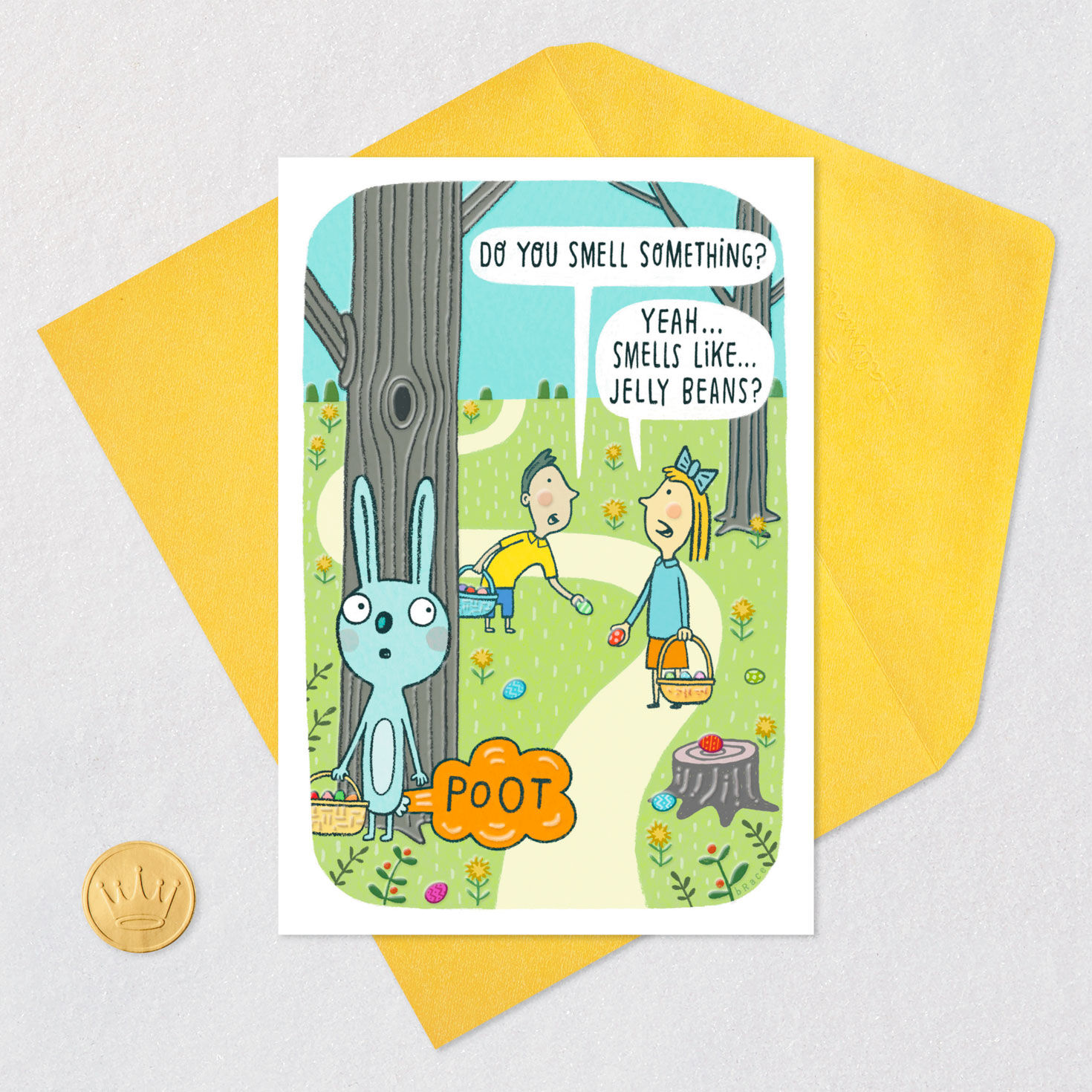 Farting Easter Bunny Funny Easter Card, , large image number 5