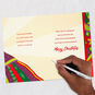 Black Woman Colorful Dress Christmas Card for Sister signing card image number 7