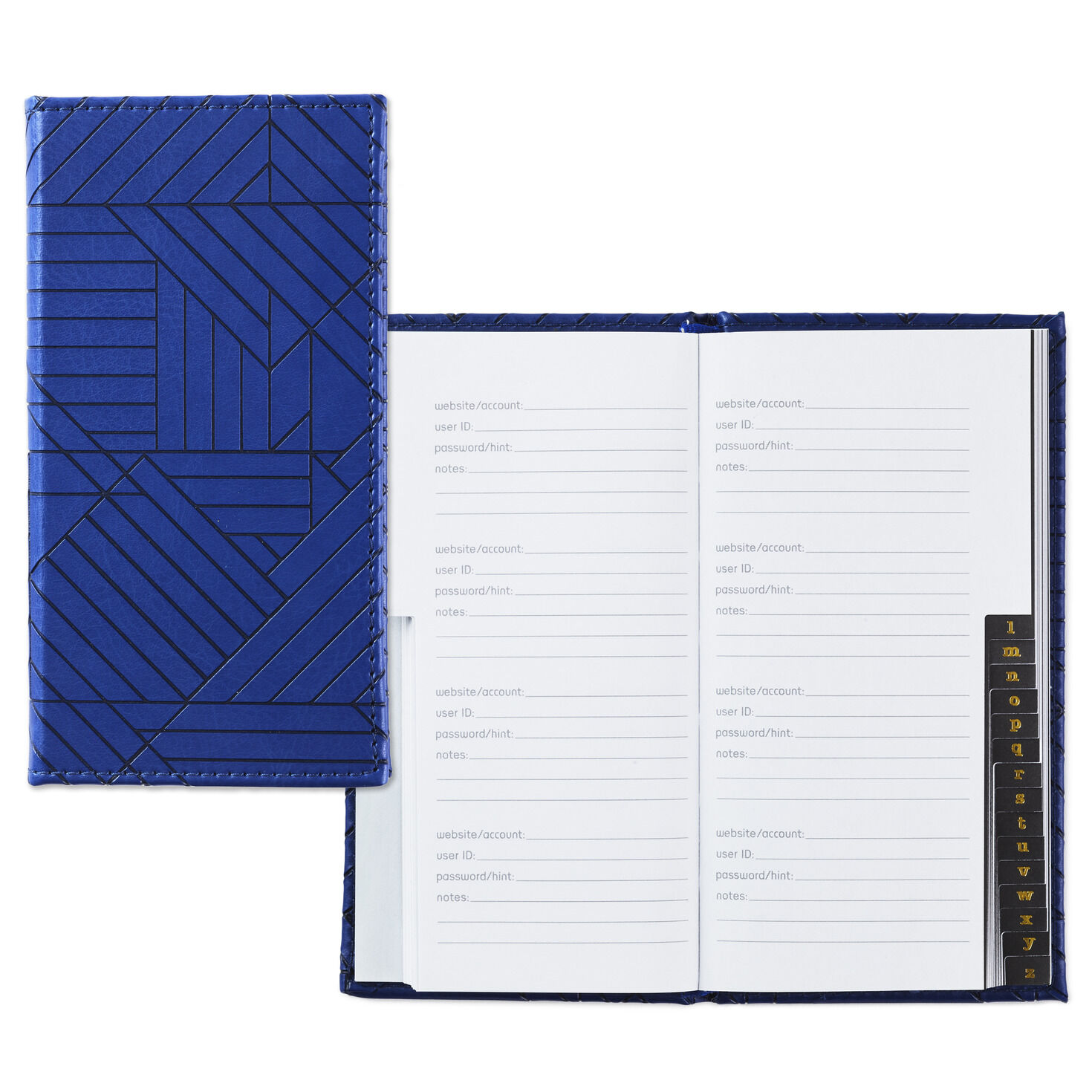 Geometric Navy Password Keeper  image number 2