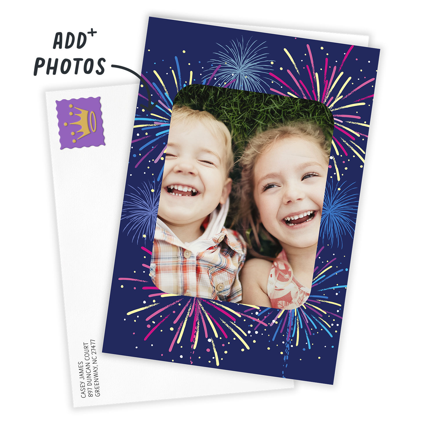 Fireworks Custom Celebration Card for only USD 4.99 | Hallmark