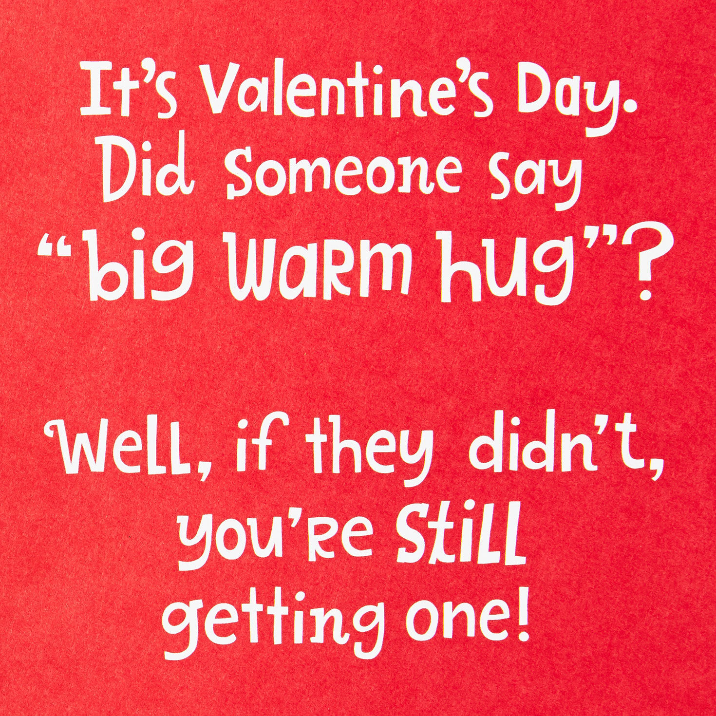 Disney Frozen Olaf Warm Hugs Valentine's Day Card Sentiment image number 2