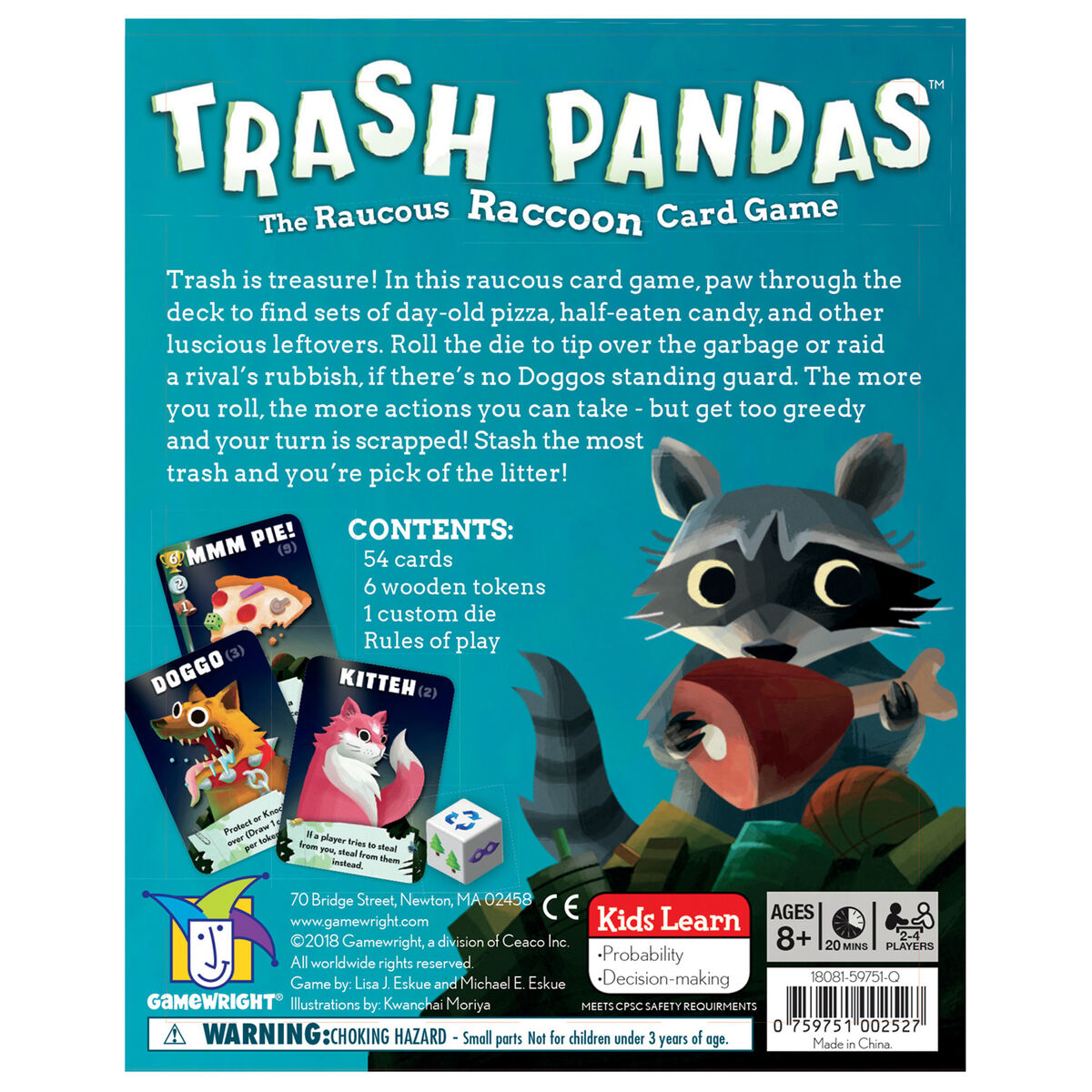 Trash Pandas Card Game Puzzles & Games Hallmark