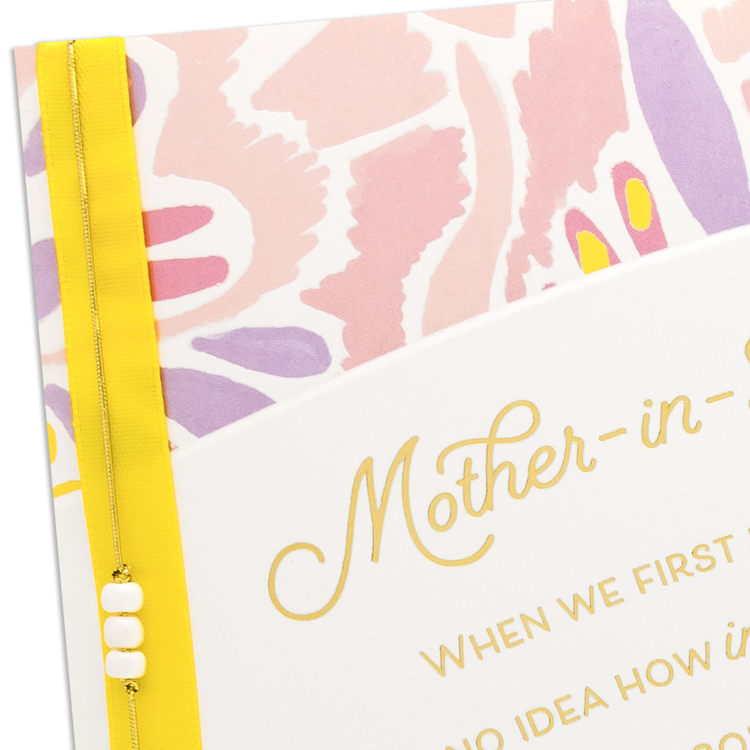 Butterfly Wing Pattern Mother-in-Law Mother's Day Card Card Front Detail image number 5