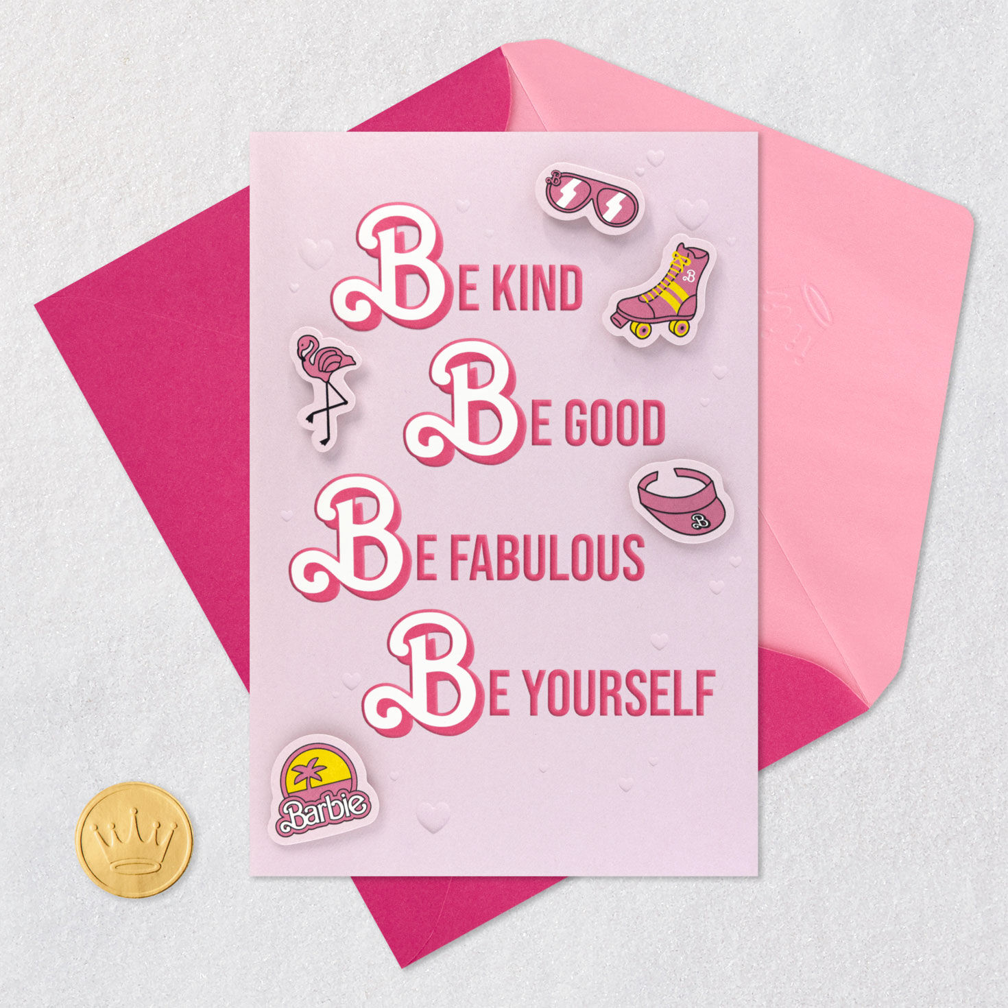 Barbie&trade; Be Your Kind, Fabulous Self Valentine's Day Card, , large image number 5
