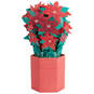 Poinsettia Flower Bouquet 3D Pop-Up Christmas Card, , large image number 3